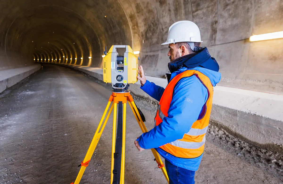 Terrestrial laser scanner σε σταθερή θέση πεδίου