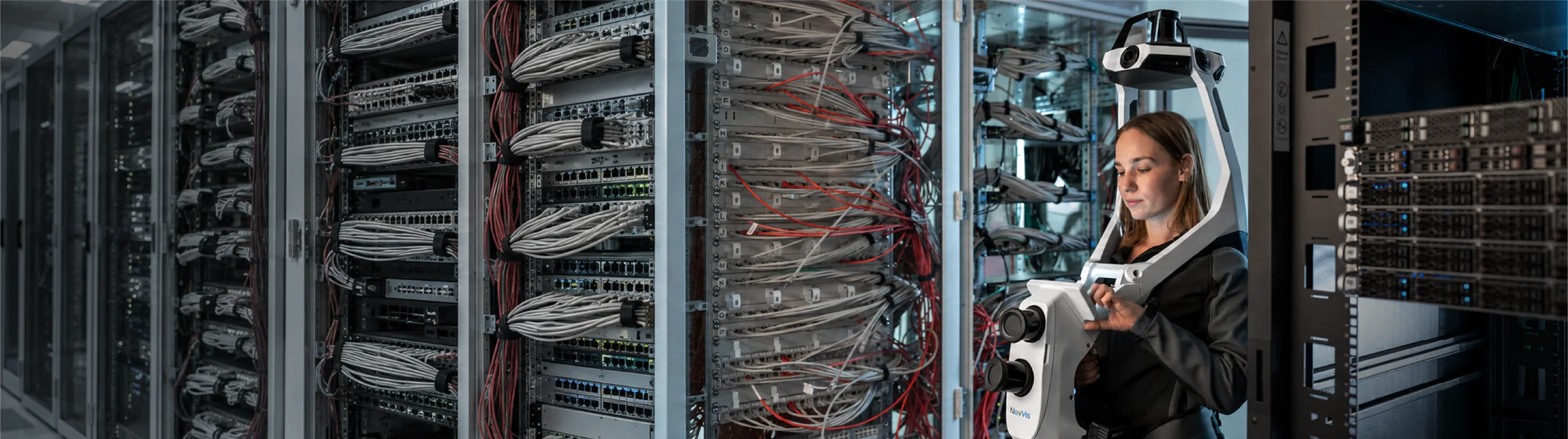 NavVis VLX 4 σε data center και τεχνικές εγκαταστάσεις